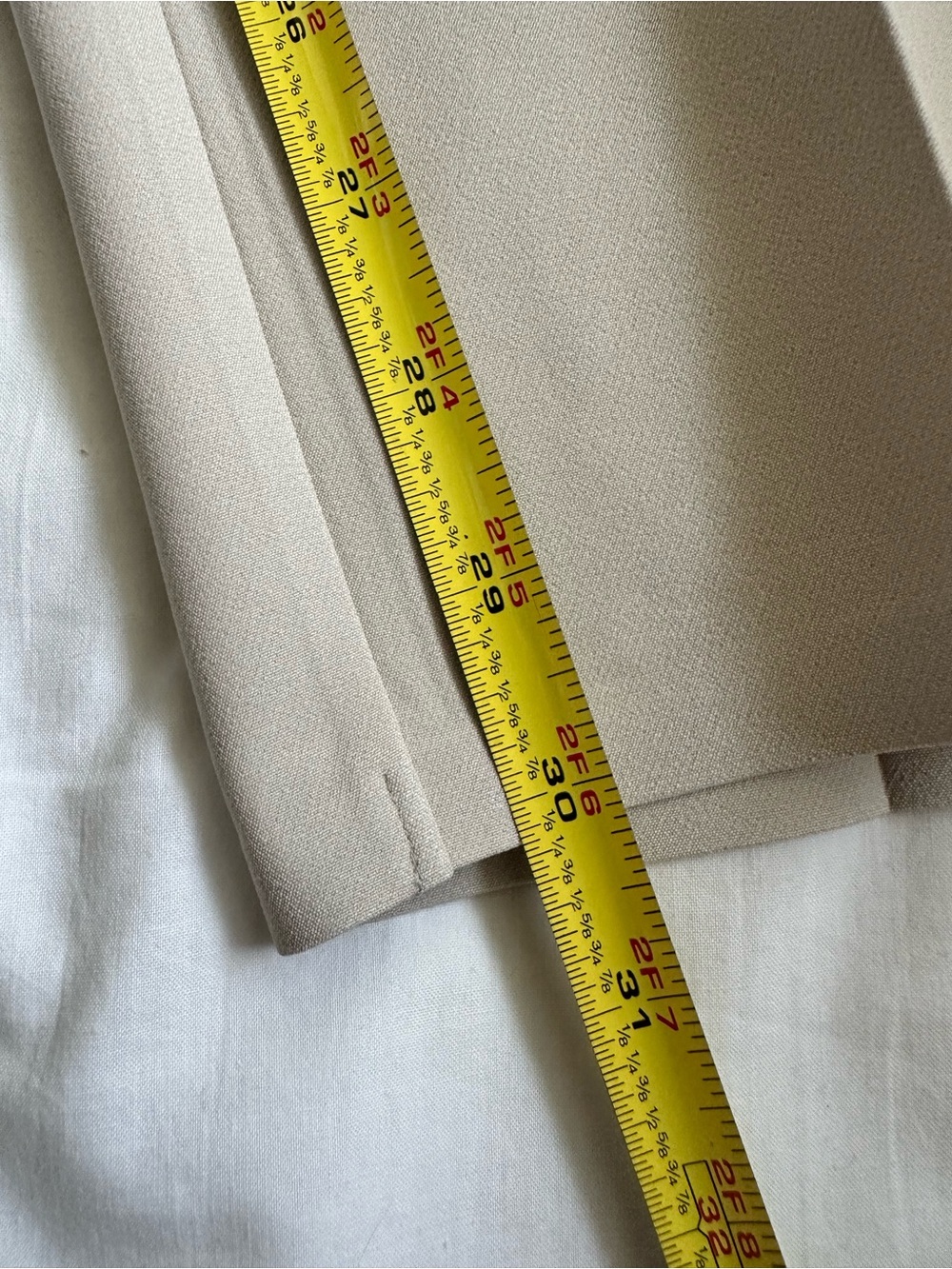 Athleta Endless High Rise Tailored Stretch Cream Dress Pants - Picture 8 of 13